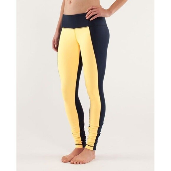 Lululemon Wunder Under Pant *Colour Blocked size 4 - Picture 7 of 10